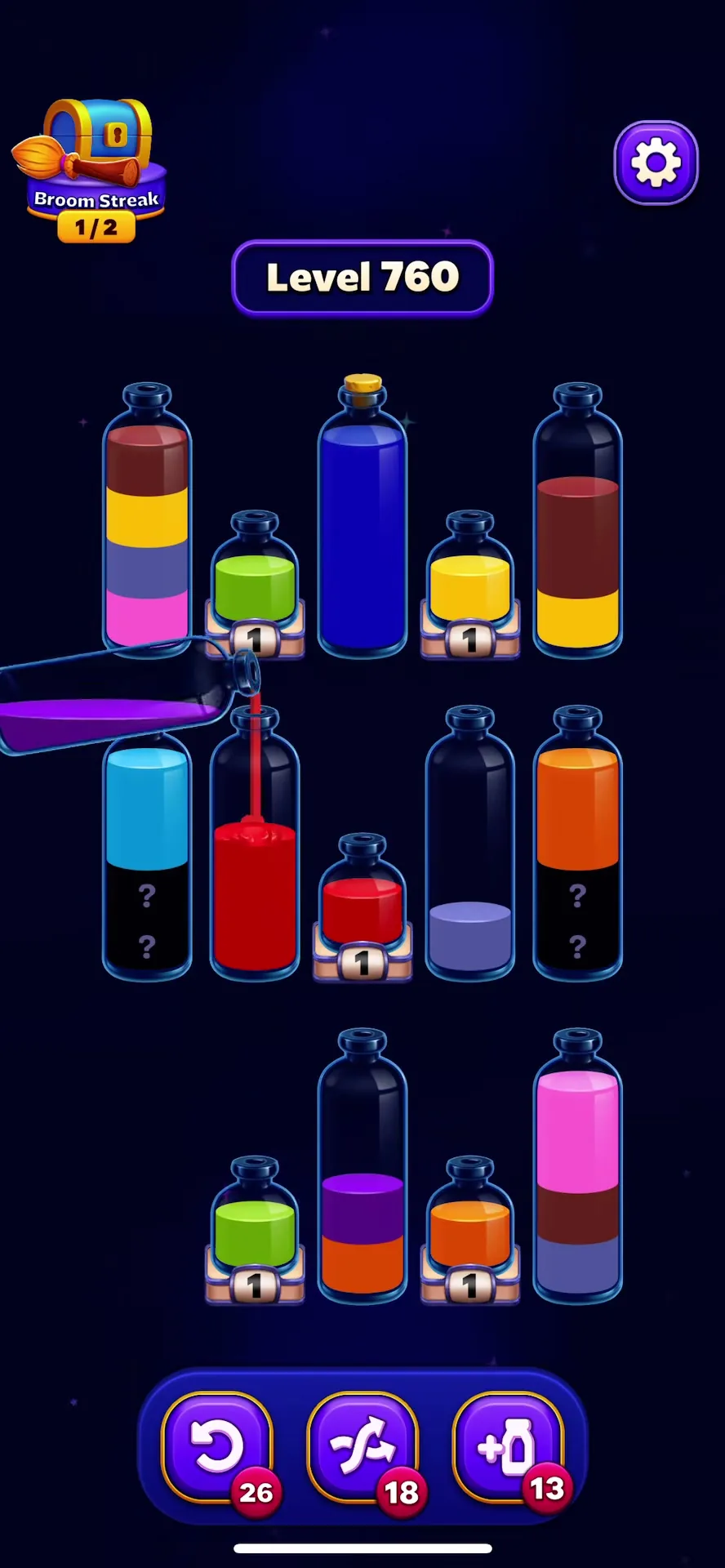 Clear the First Full Tubes