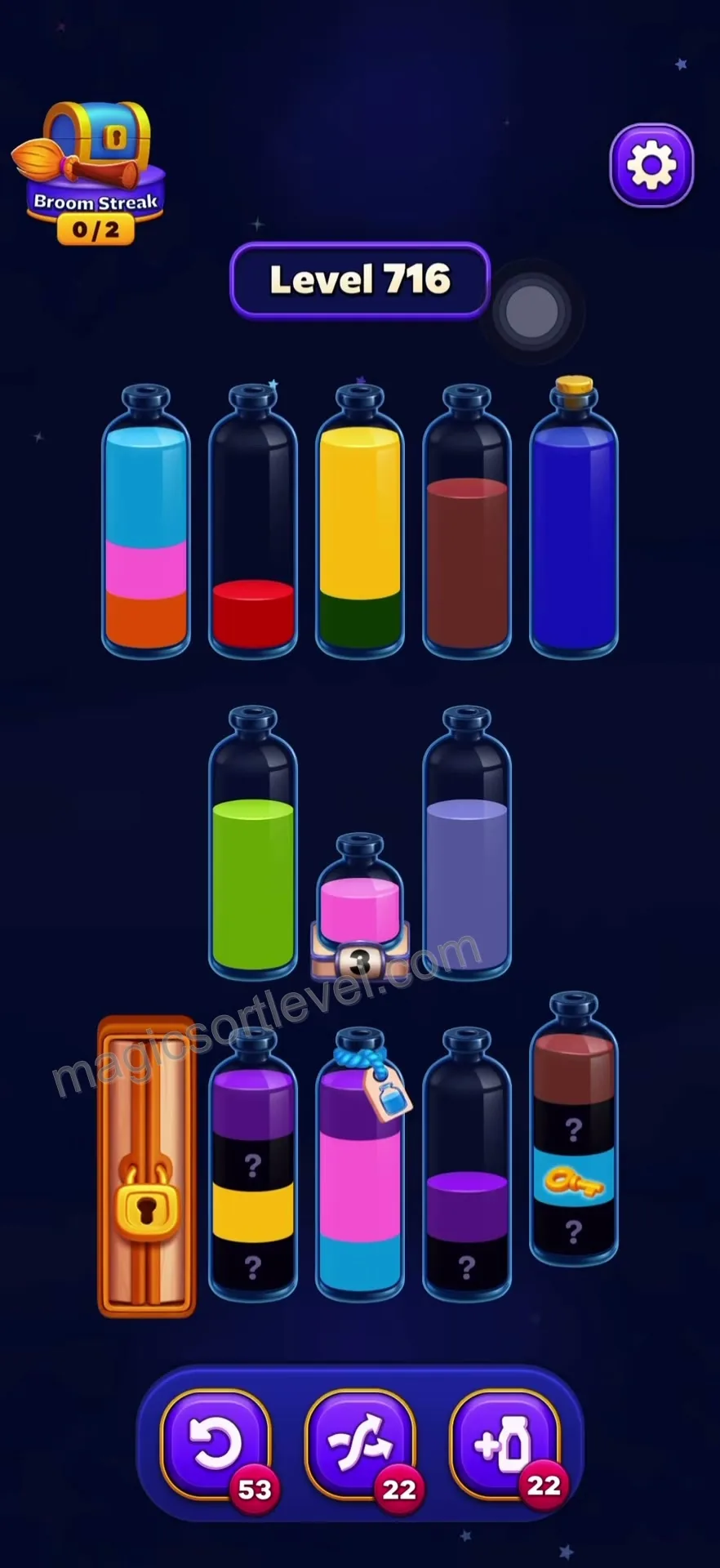 Retrieve the Keys Hidden Under Dark Colors