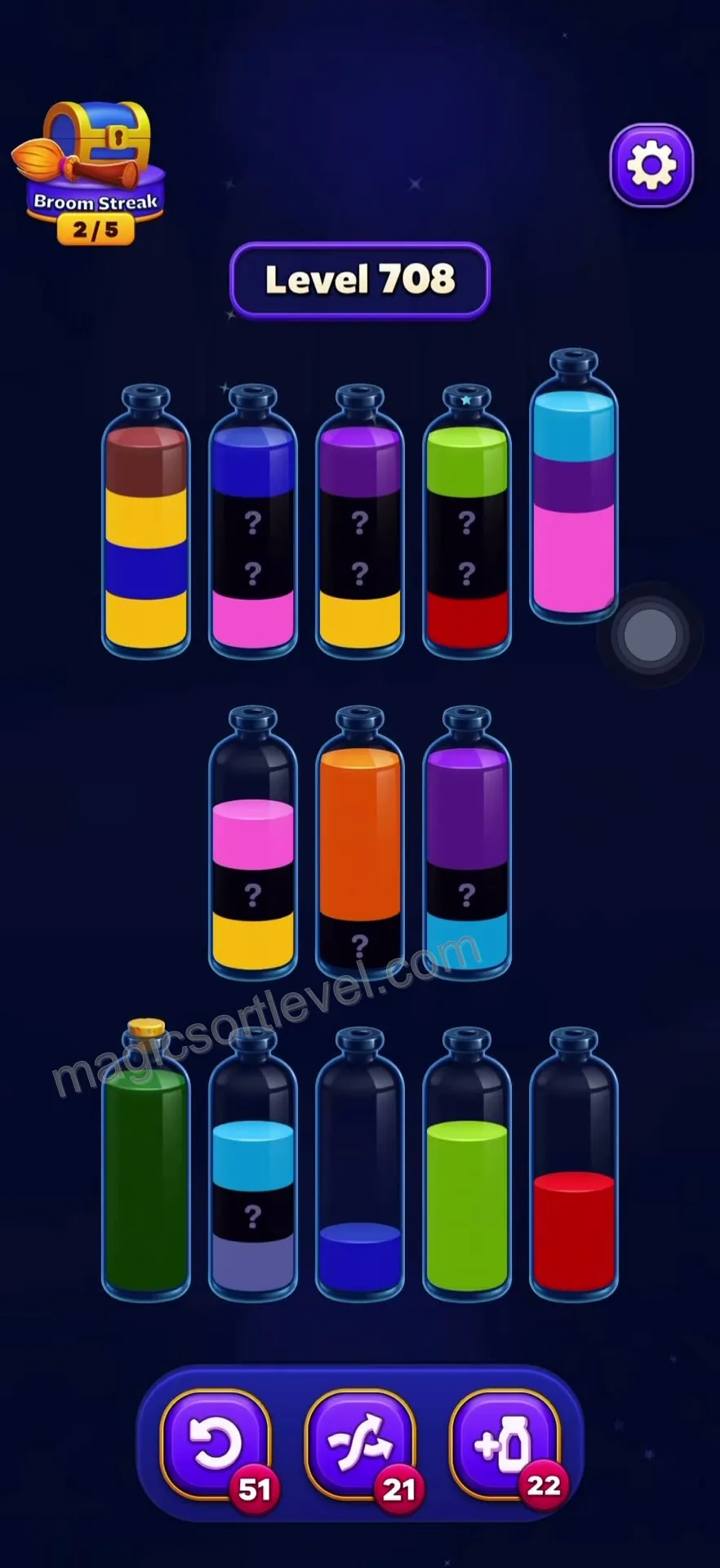 Manage Hidden Question Mark Tubes