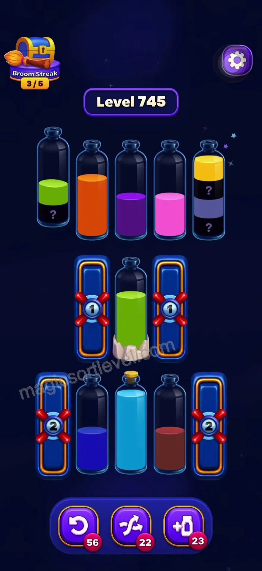 Complete Green to Unlock Center-Right