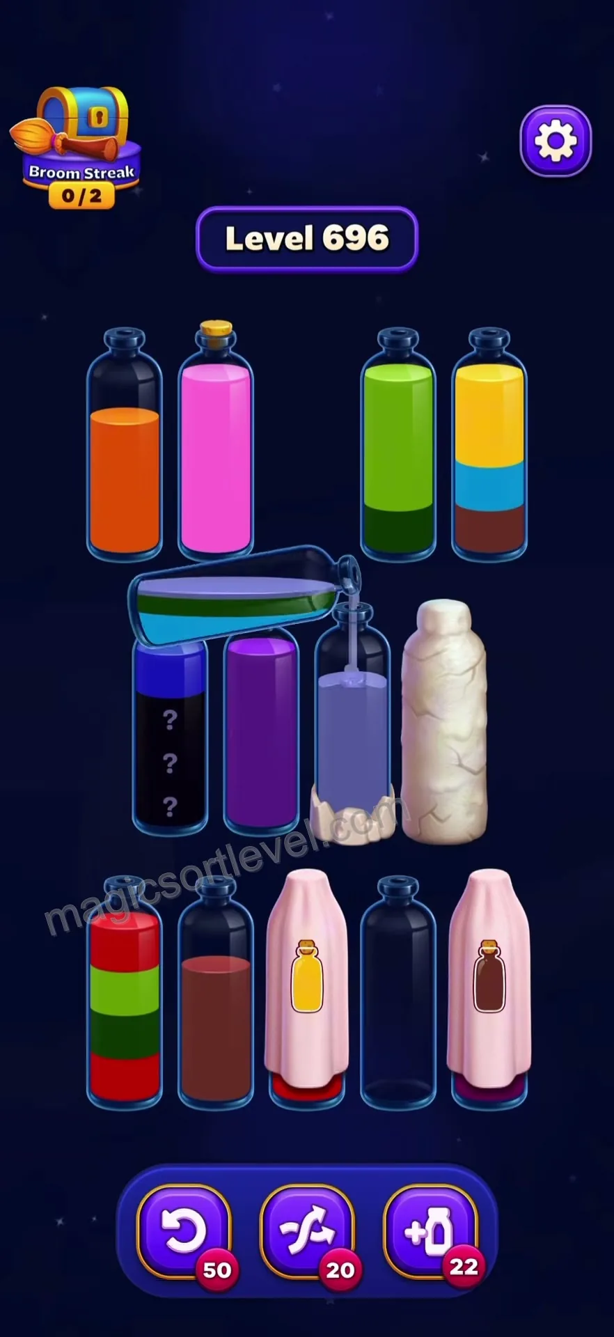 Uncover Hidden Question Mark Tubes
