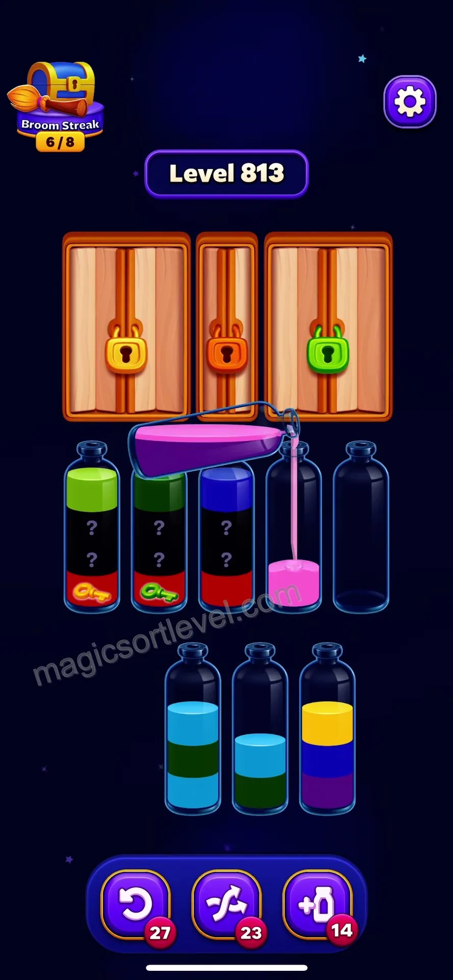 Clear Path to the Yellow Key