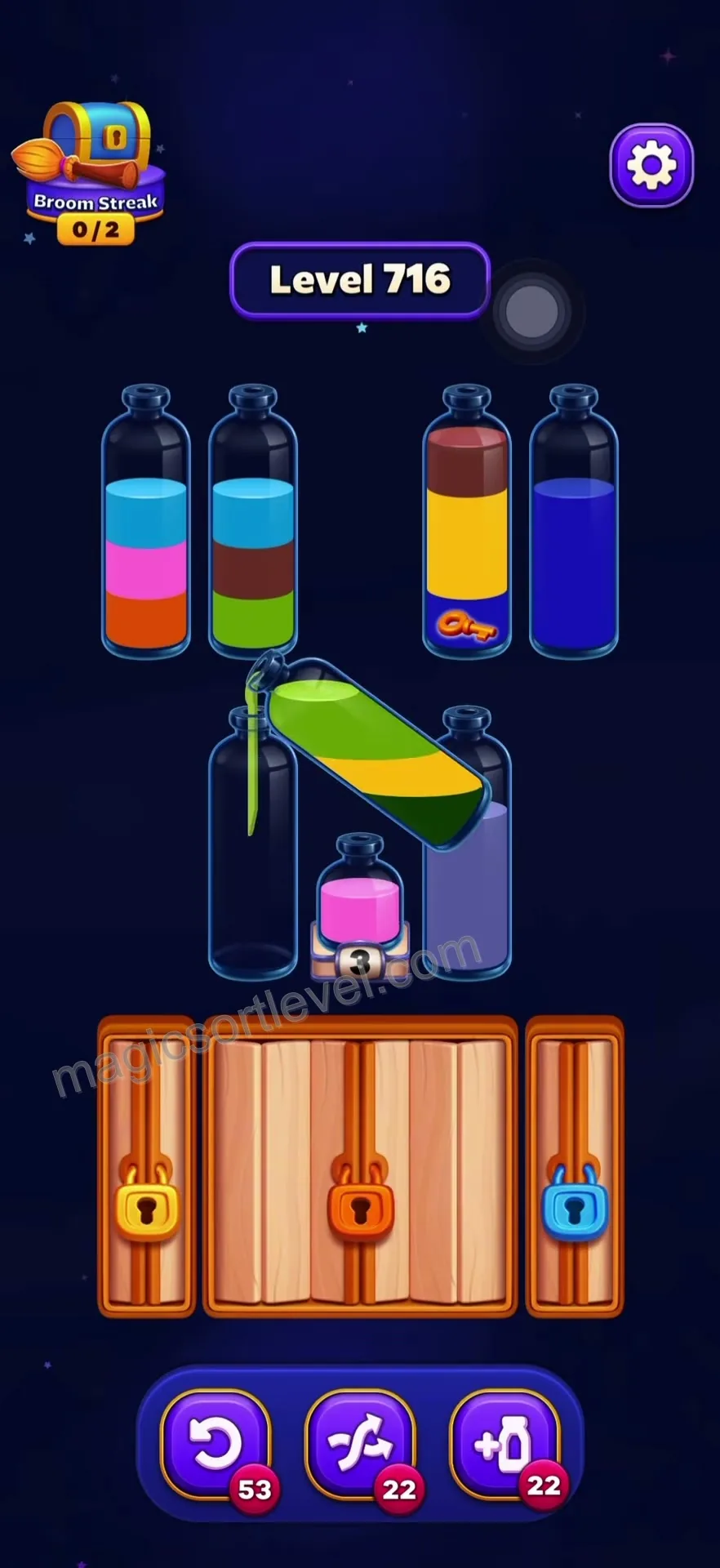 Prioritize Yellow to Unlock the First Lock