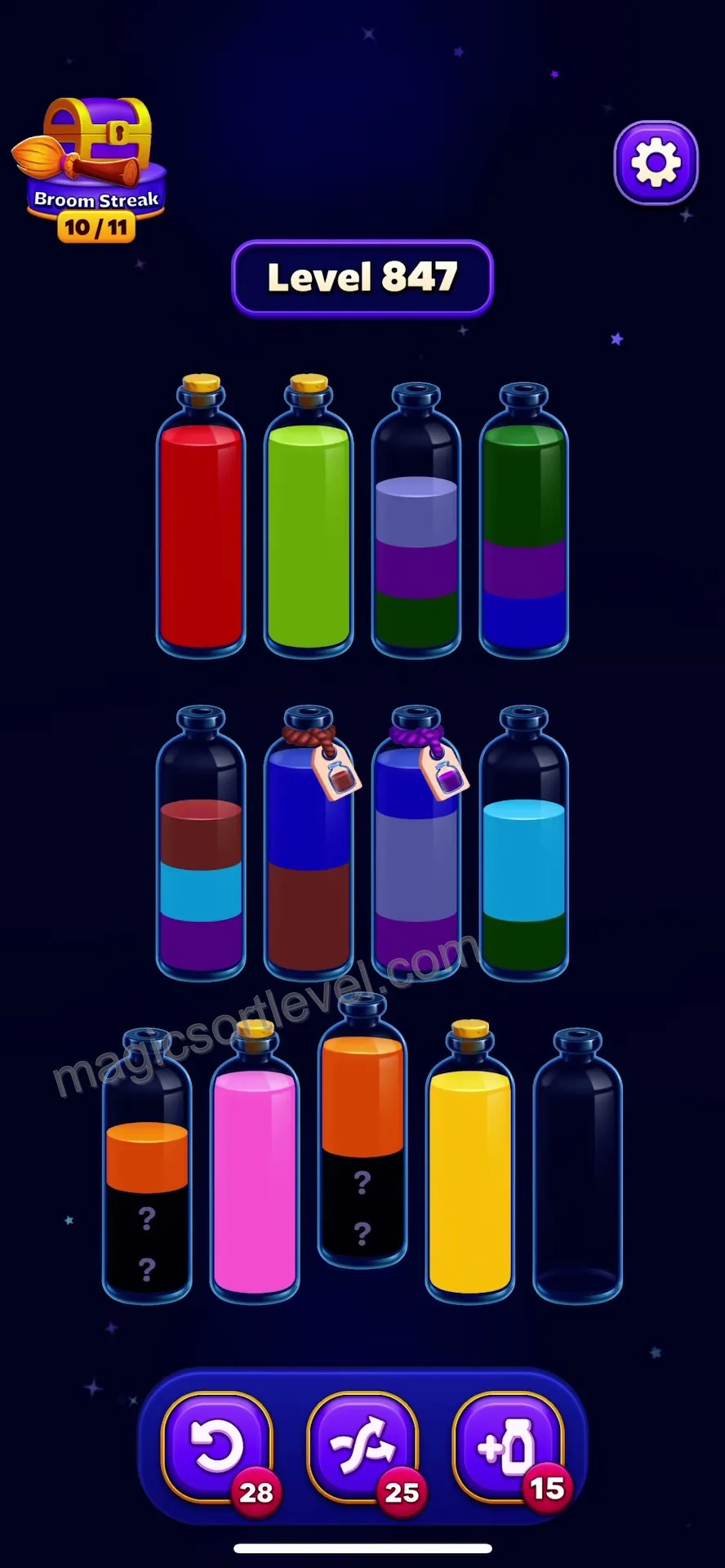 Manage Hidden Colors