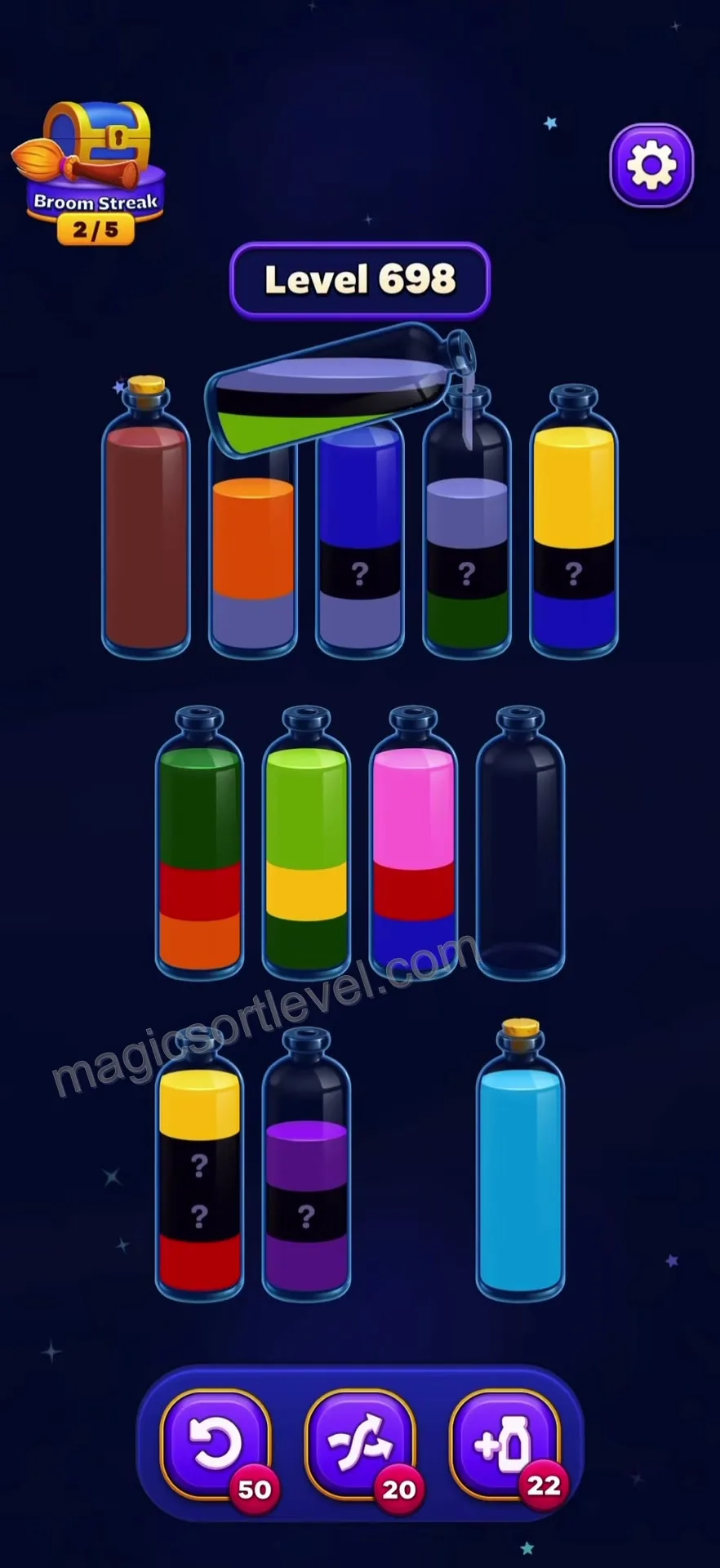Manage the Multi-Colored Tubes