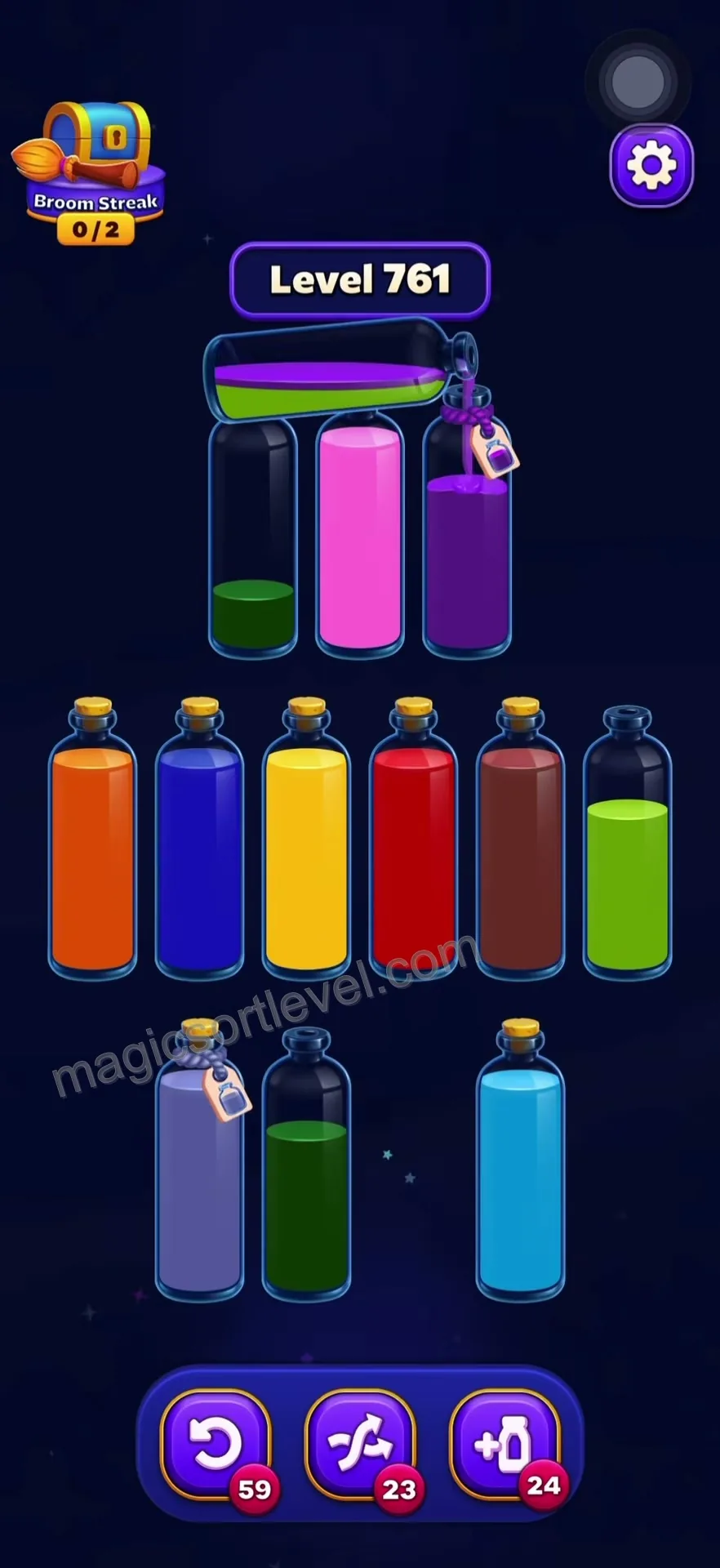 Complete Dark Blue and Purple