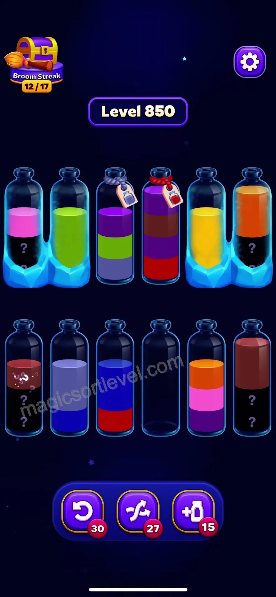 Uncover Hidden Question Mark Tubes