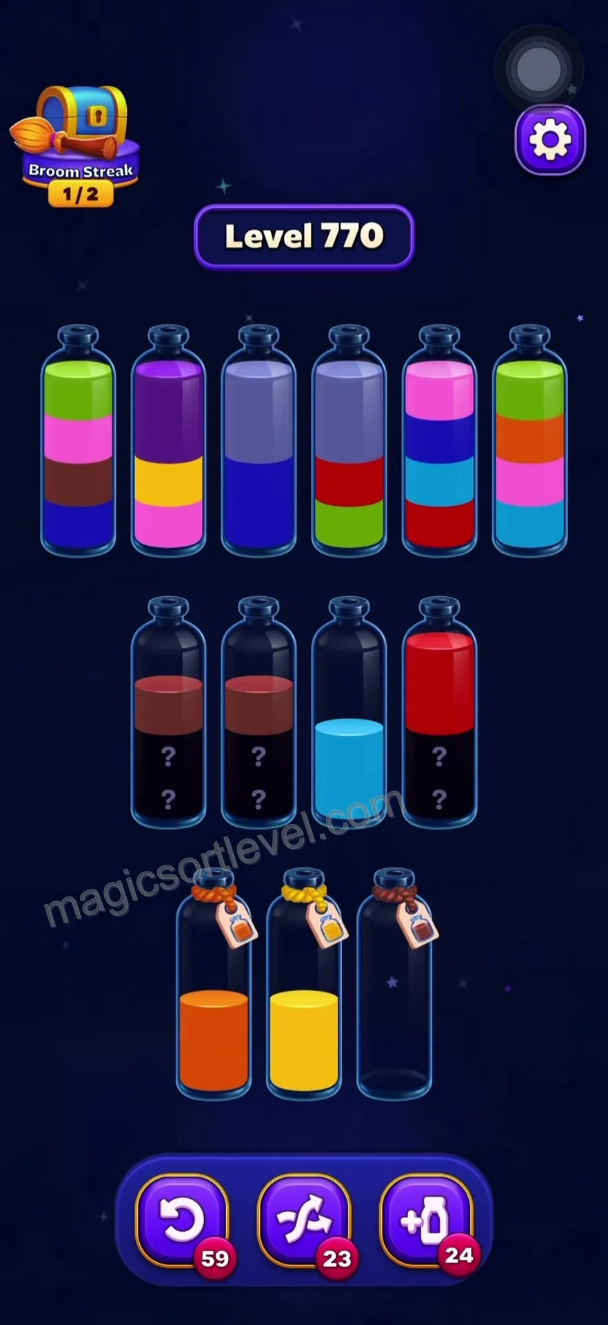Manage Hidden Middle Colors