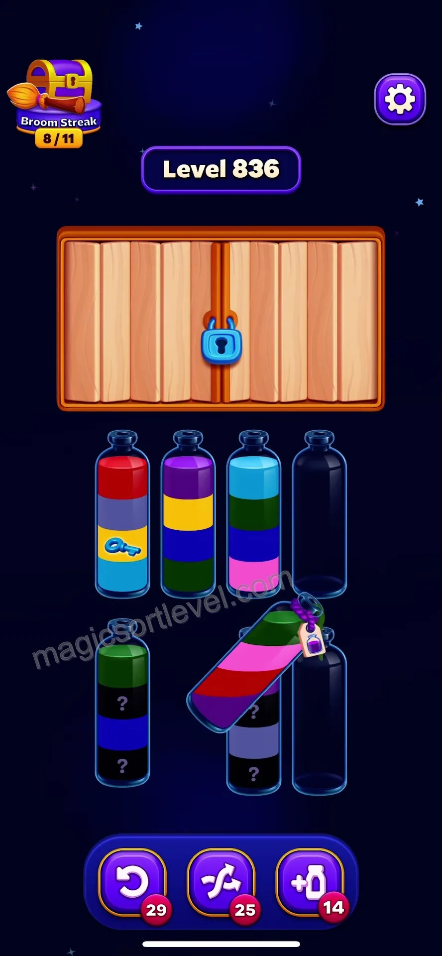Retrieve the Key First
