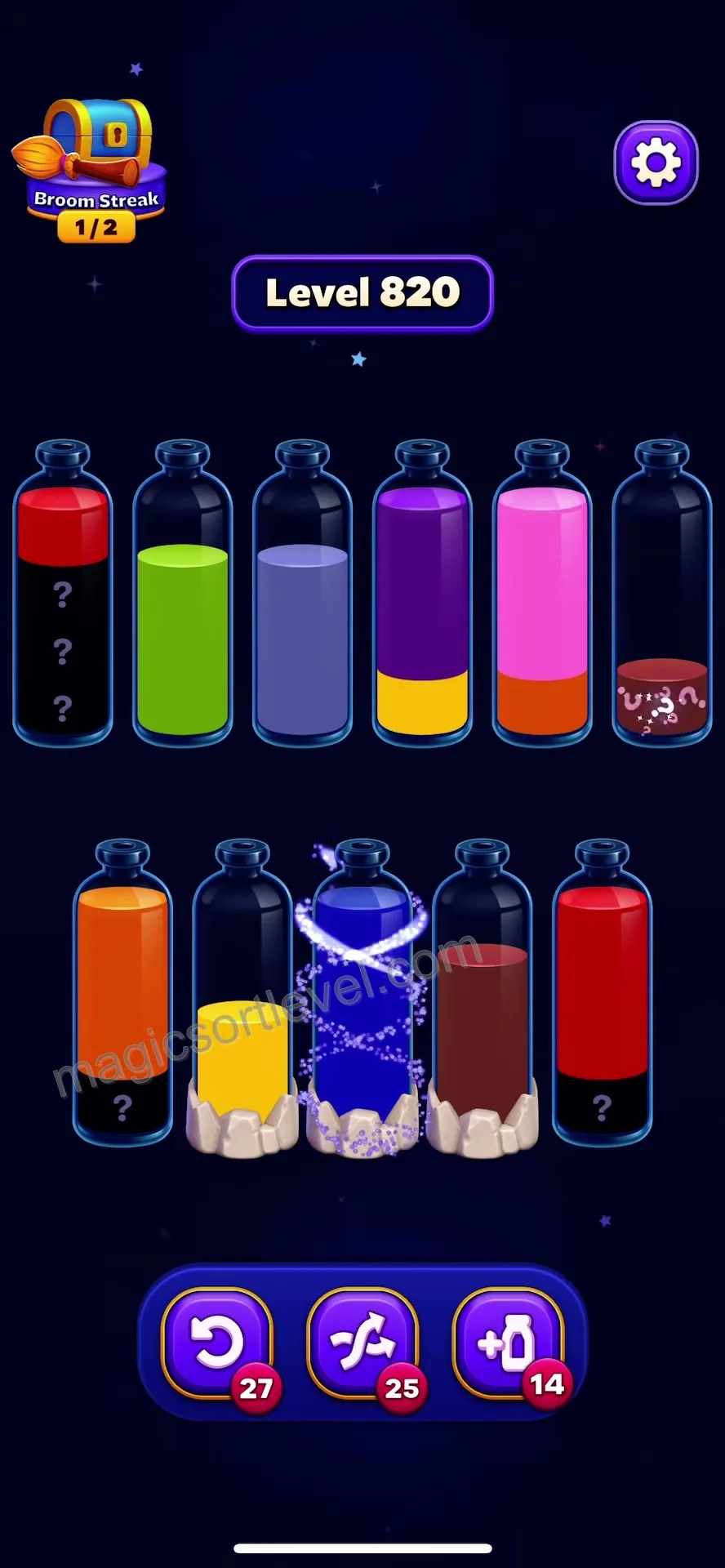 Complete the Blue Bottle