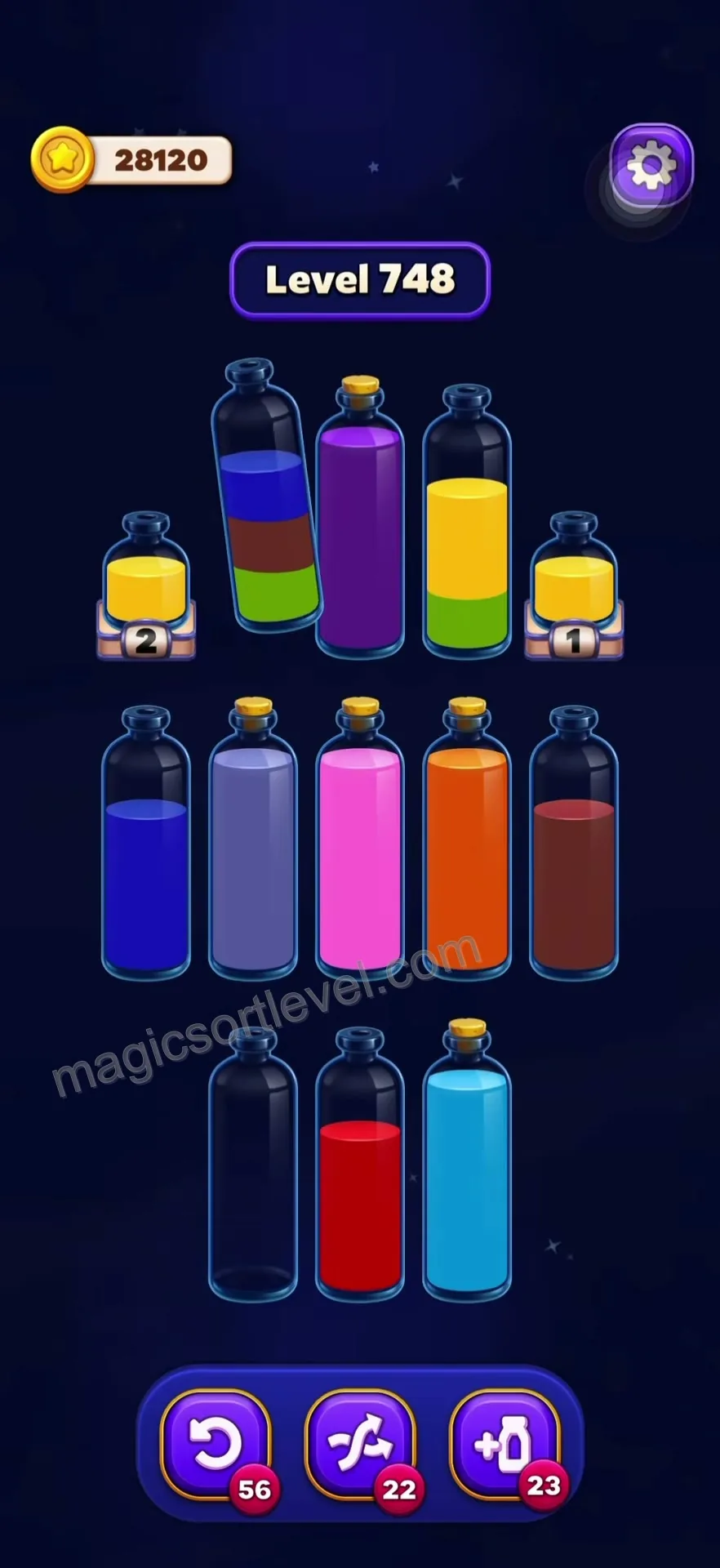 Complete the Blue Bottle
