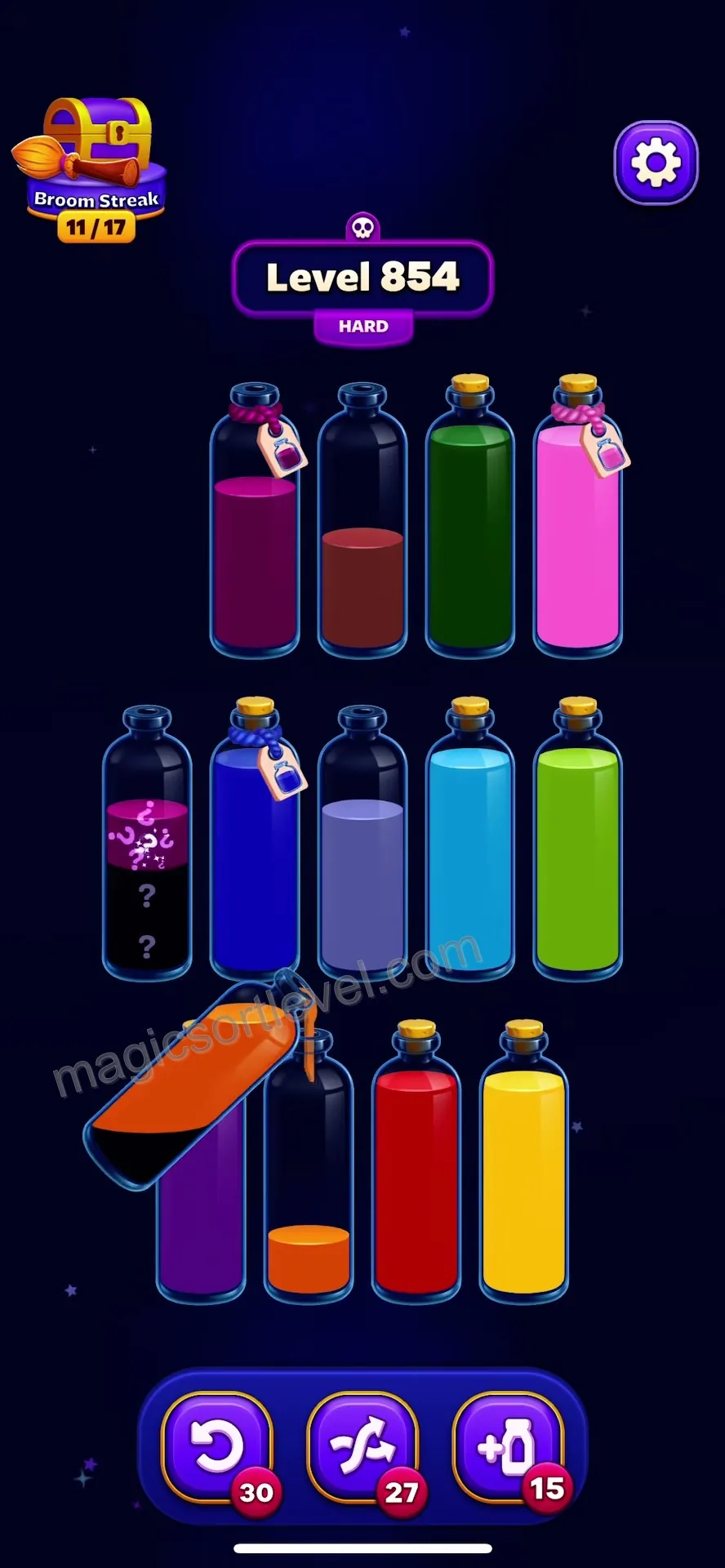Reveal the Hidden Bottom Colors