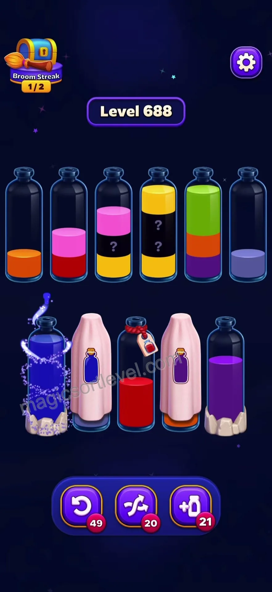 Break the Covered Tubes
