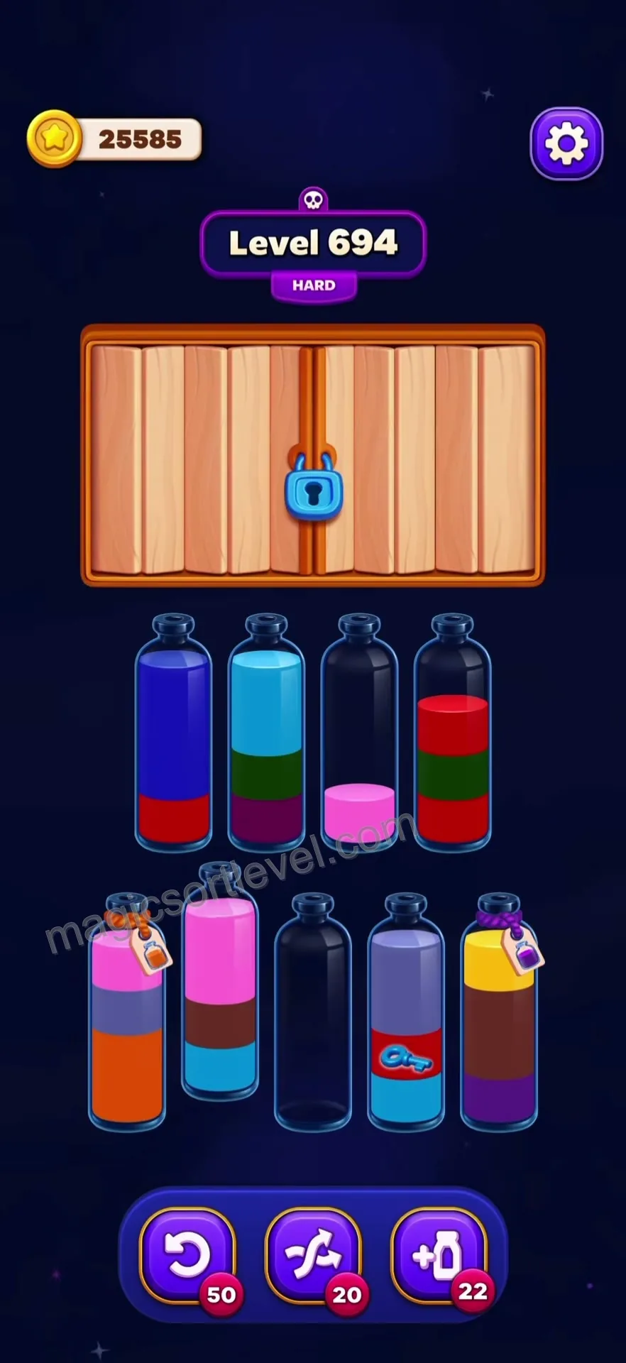 Unlock the Bottom Compartment First