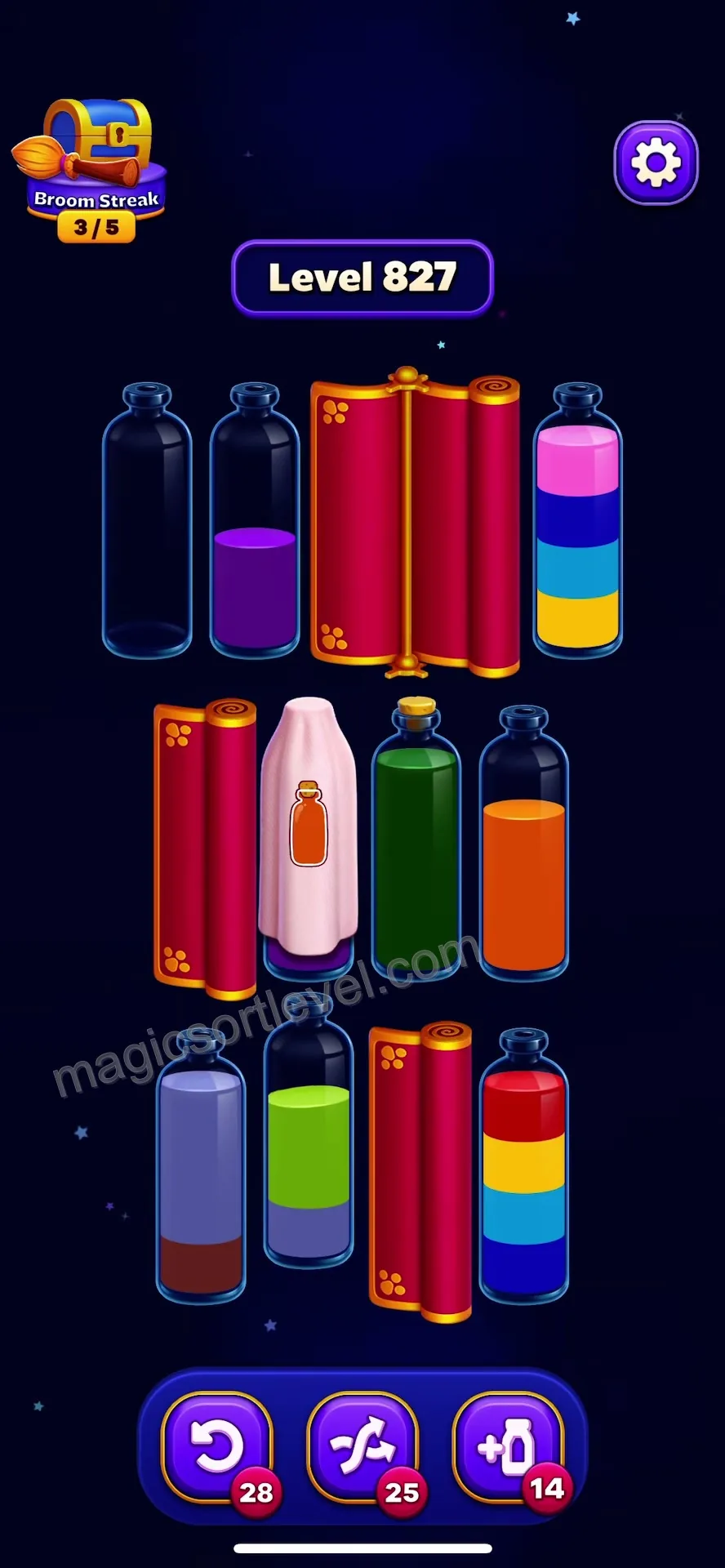 Unlock Covered Bottles with Matching Colors