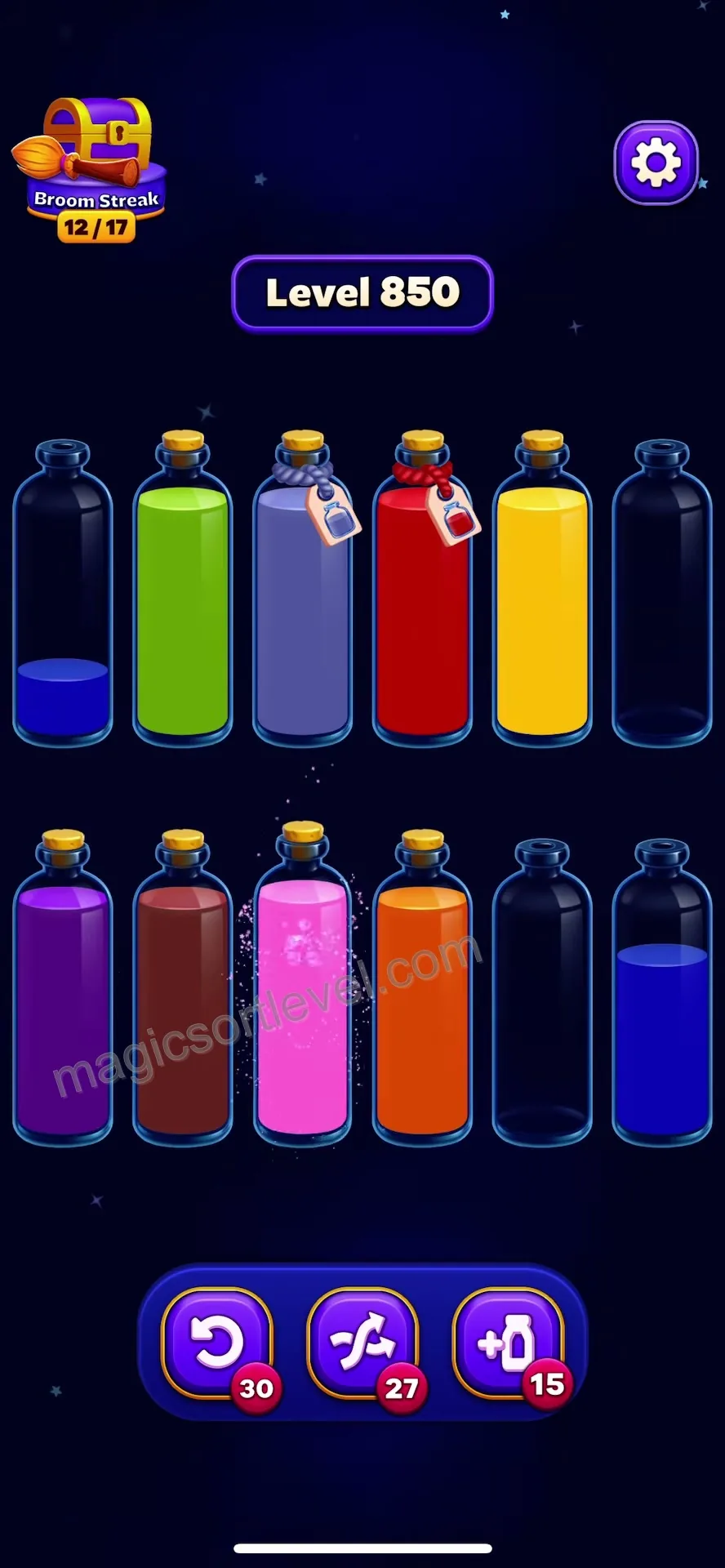Isolate the Red and Purple