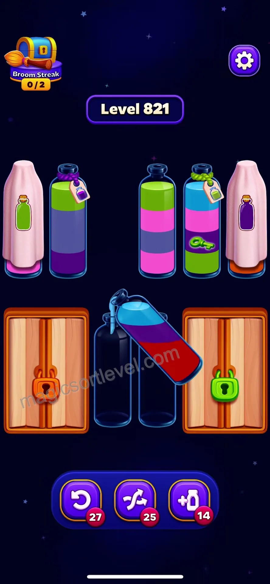 Unlock the Right Cabinet First