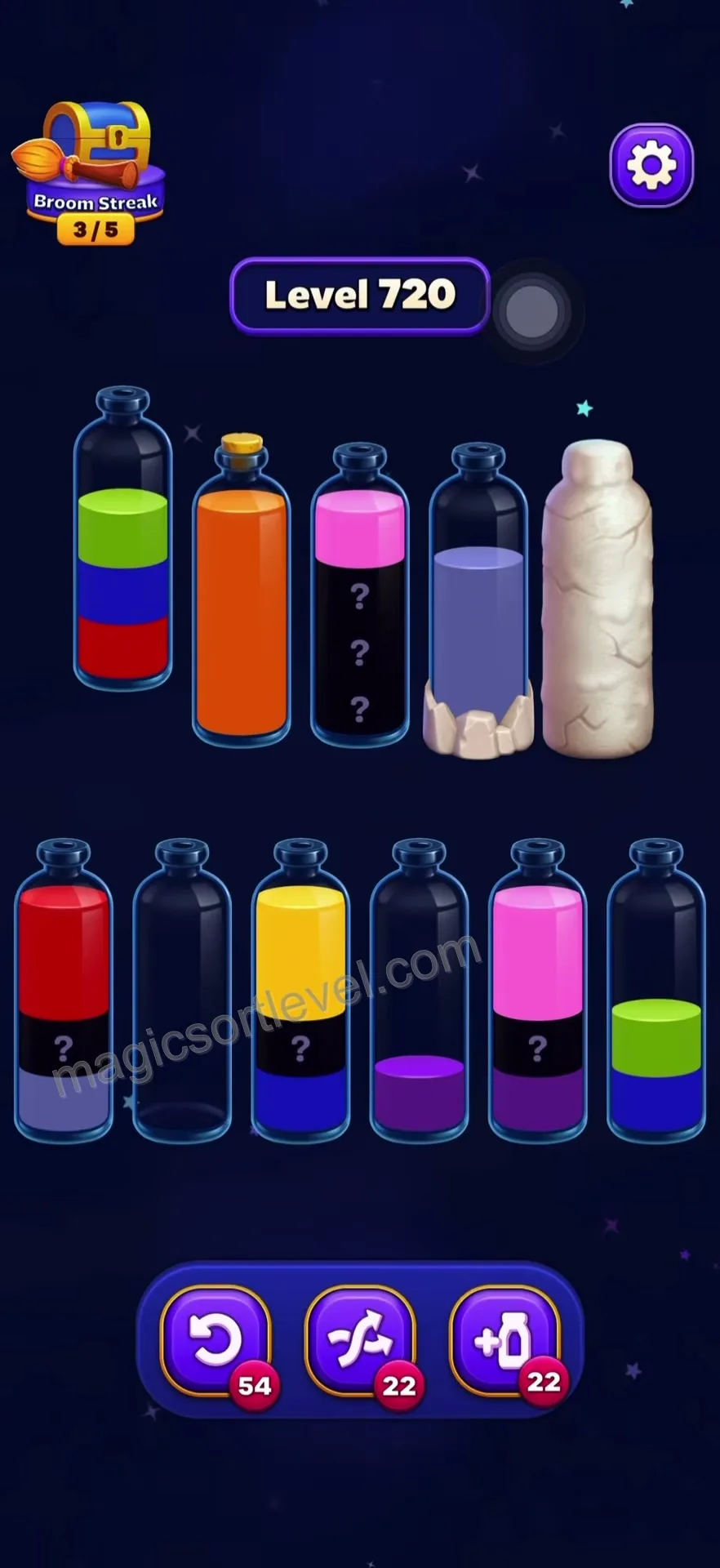 Manage Hidden Colors and Question Marks
