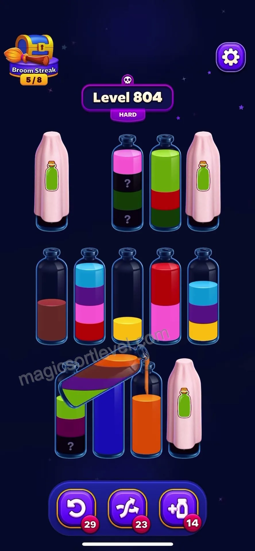 Manage Hidden Question Mark Tubes