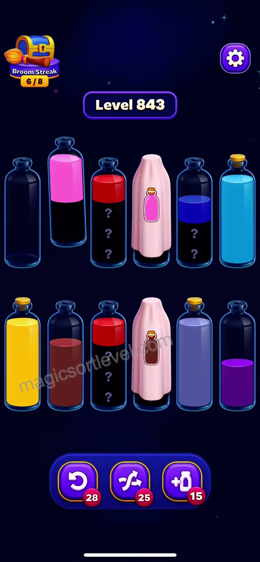 Manage Pink and Dark Blue