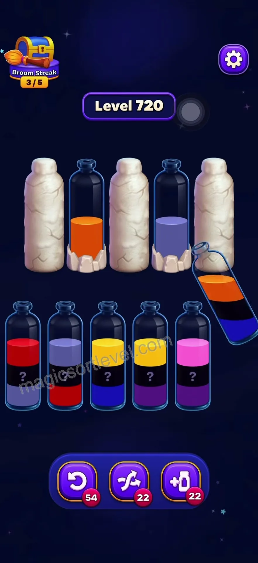 Prioritize Orange to Break the First Stone