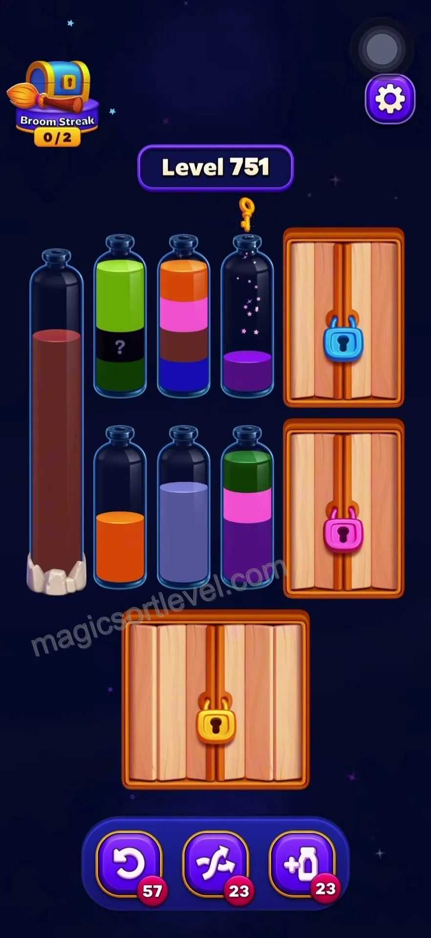 Retrieve the Yellow Key