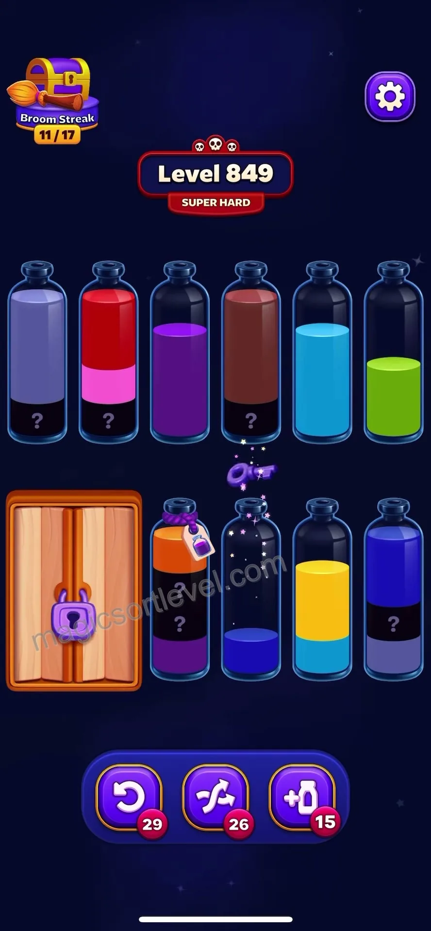 Retrieve the Purple Key