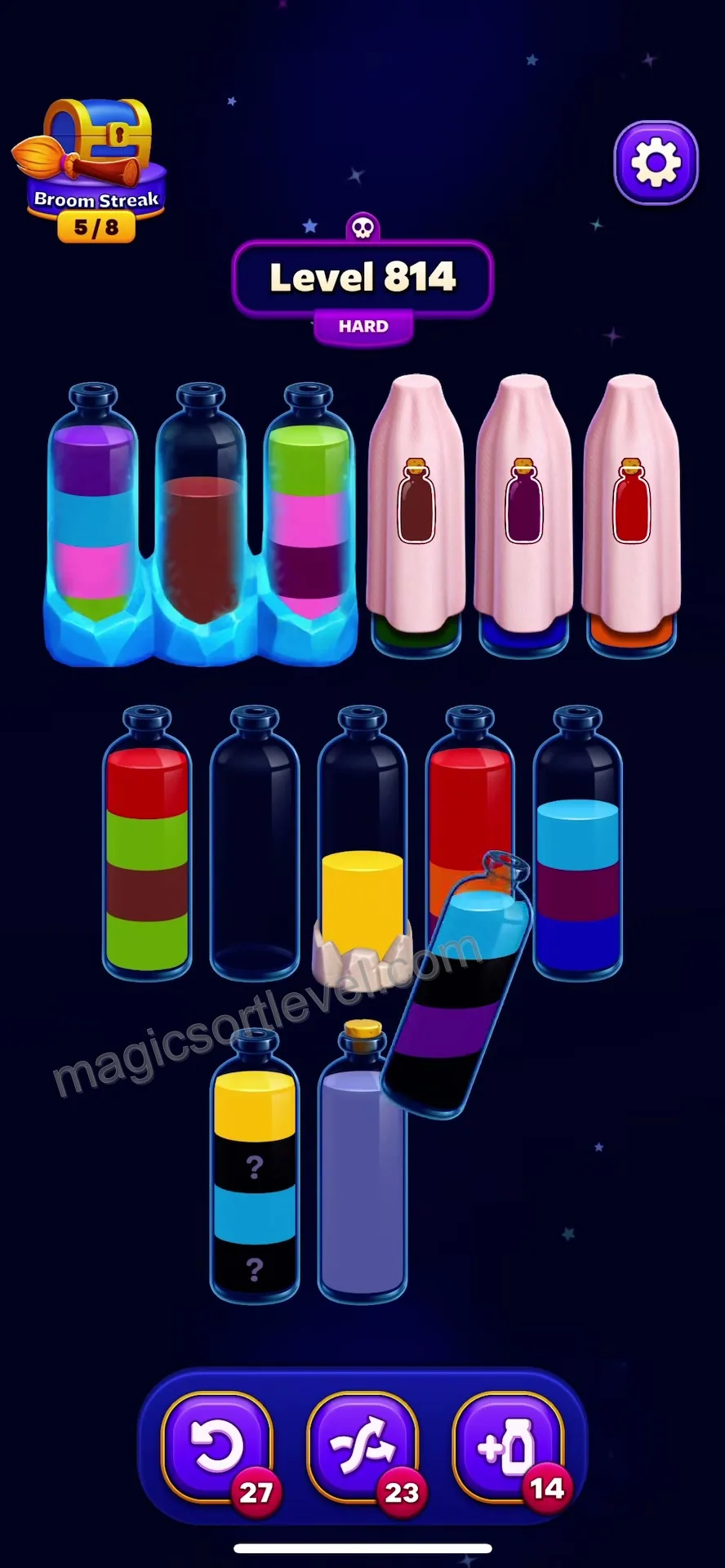 Manage the Question Mark Tubes