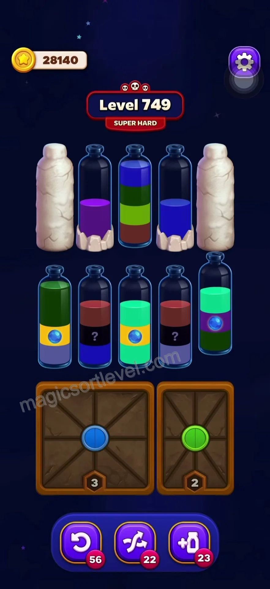 Target the Blue Balls First
