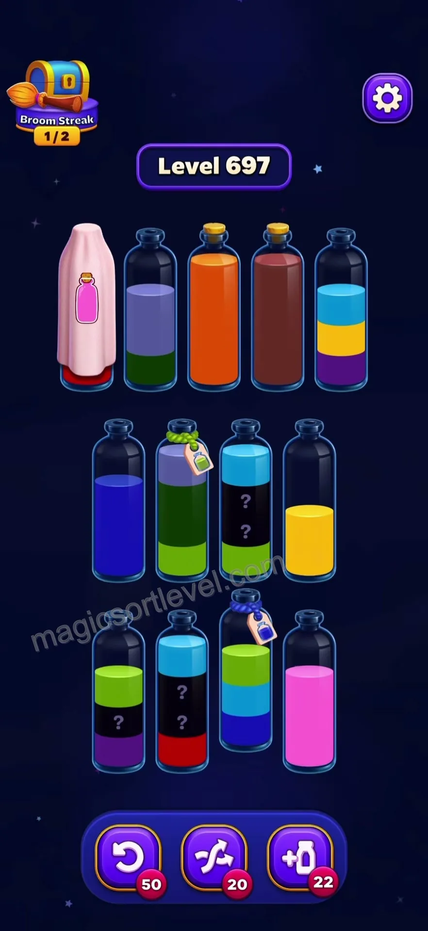 Unlocking the Blue Potion