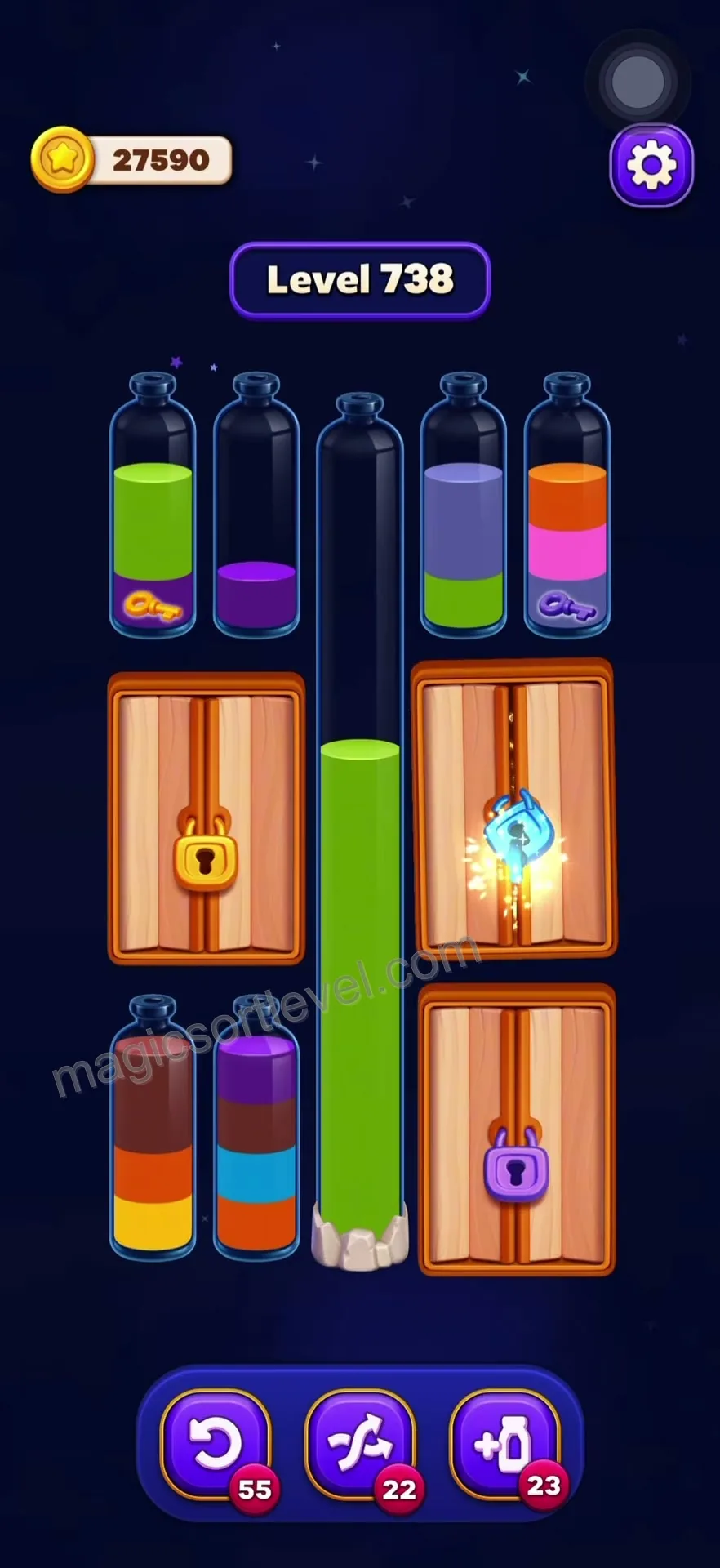 Reveal Hidden Bottles