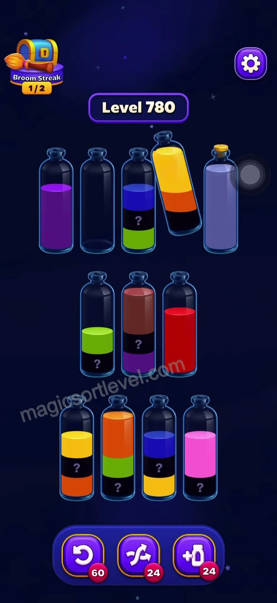 Avoid burying colors in mystery bottles