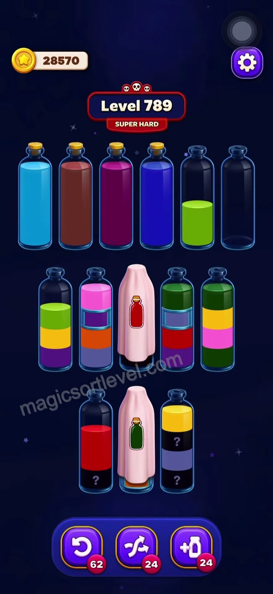 Manage mystery bottle bottlenecks