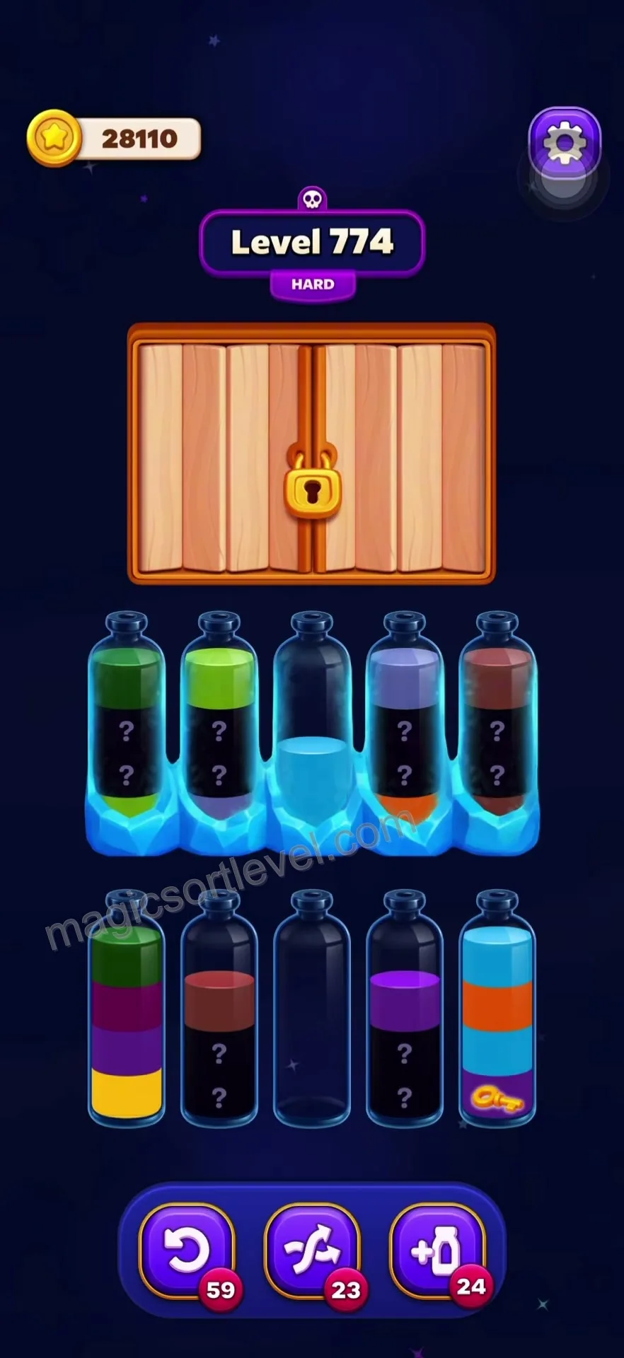 Clear Mystery Bottles First