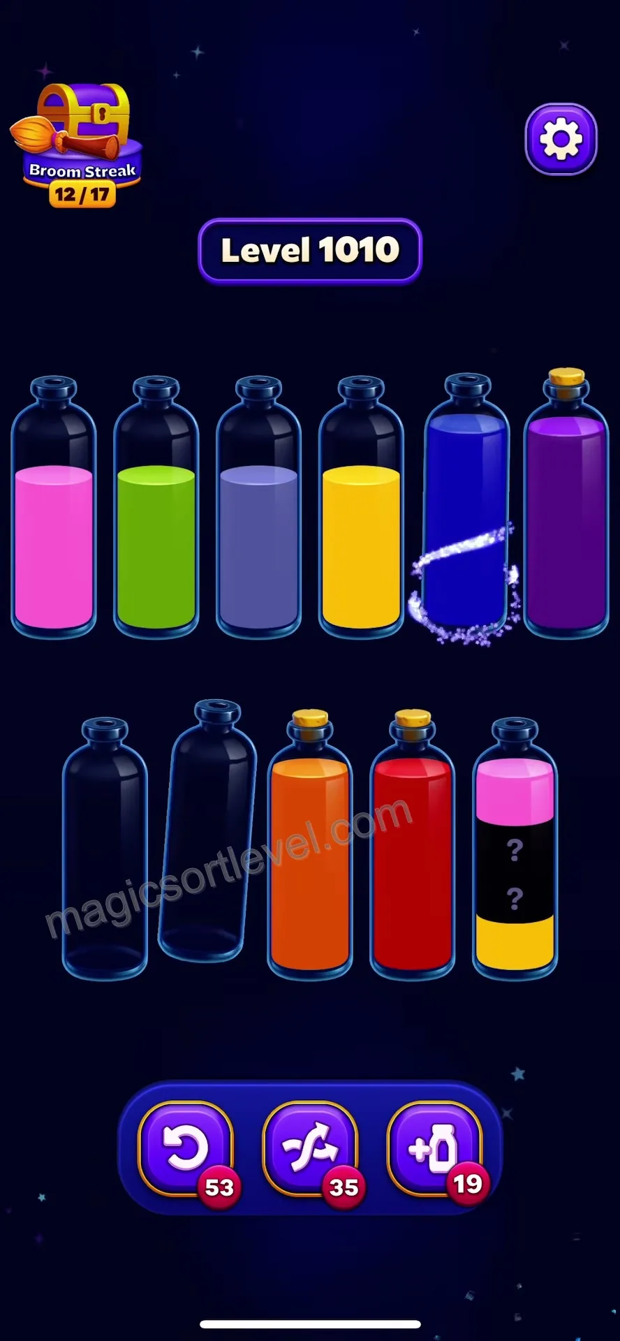 Clearing Final Bottles and Merging
