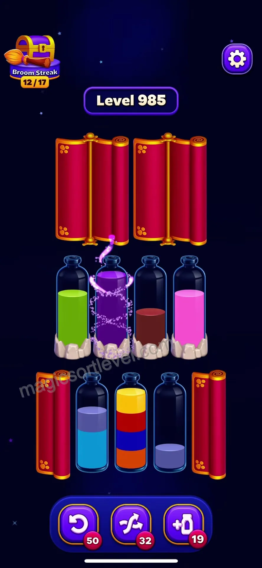 Clear Top-Row Mystery Tubes