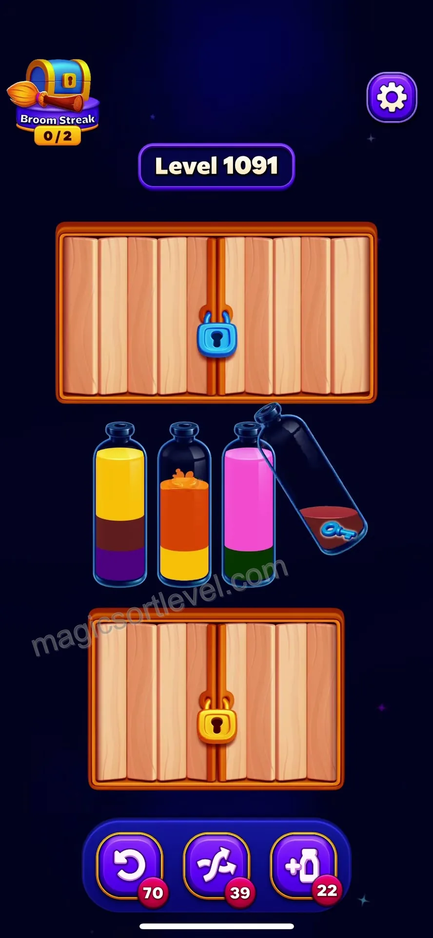 Prioritize initial tube sorting and key collection