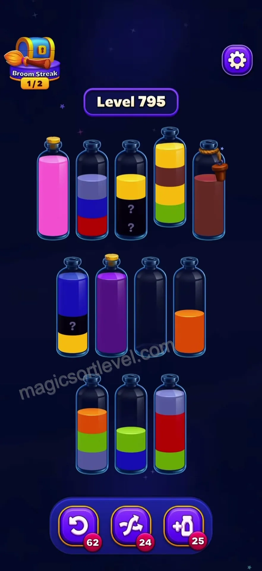 Manage Restricted Bottle Space