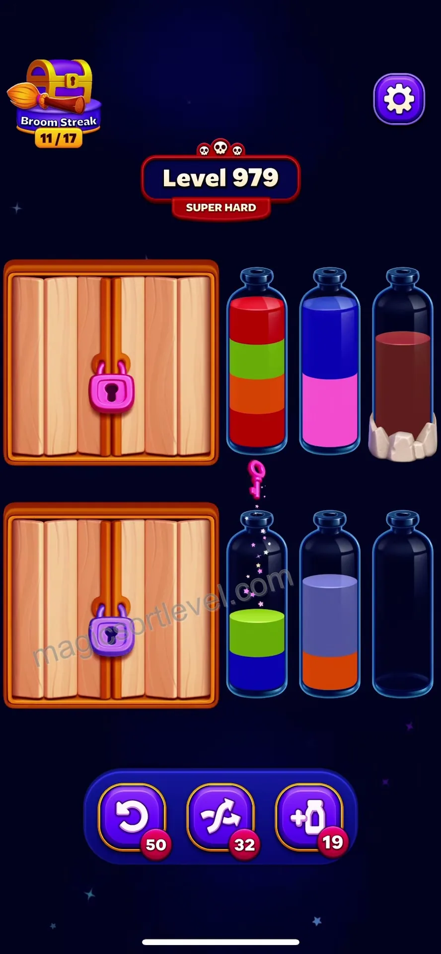 Unlock the First Sealed Container