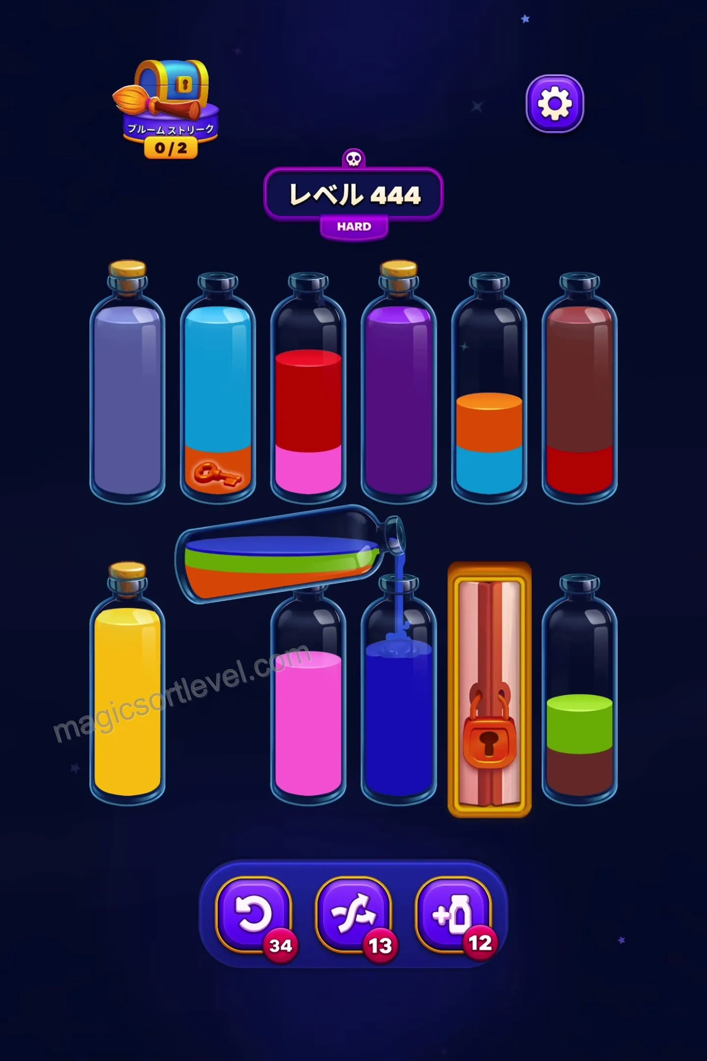 Unlocking Locked Tubes Requires Precise Key Sequencing