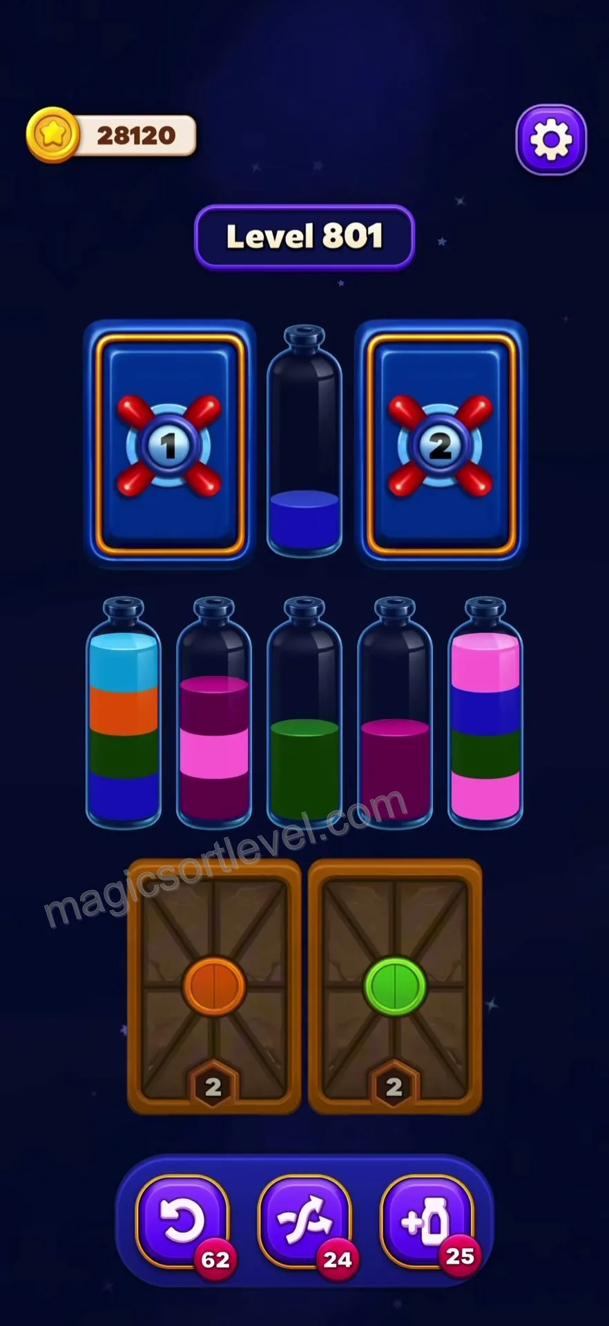 Use Initial Empty Tube for Blue Sorting