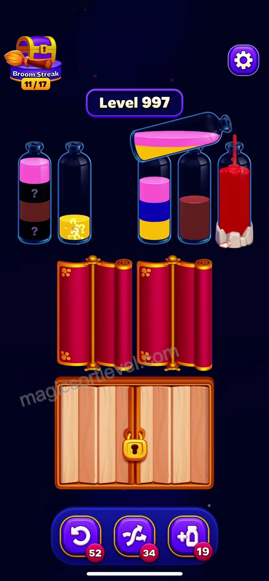 Clear Initial Bottles