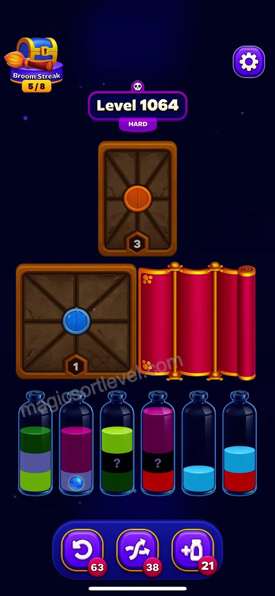 Clear Top-Right Scroll & Initial Tubes