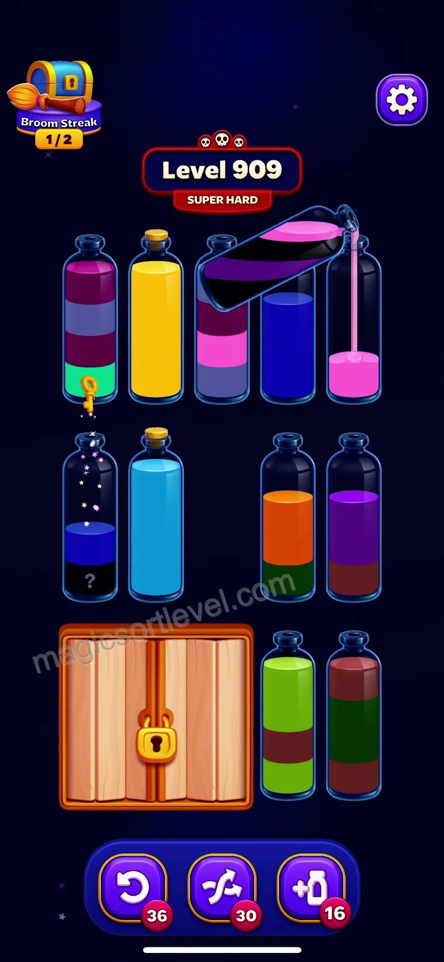 Manage Locked Question-Mark Tubes