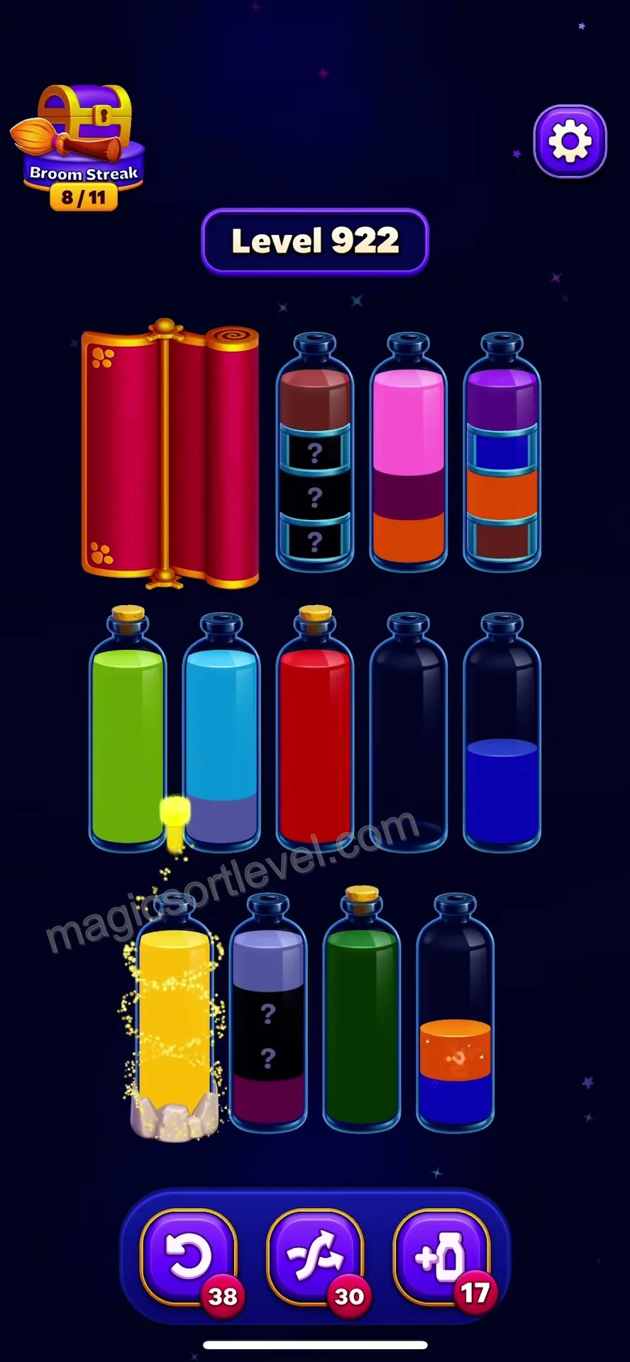 Handle Locked Question-Mark Bottles