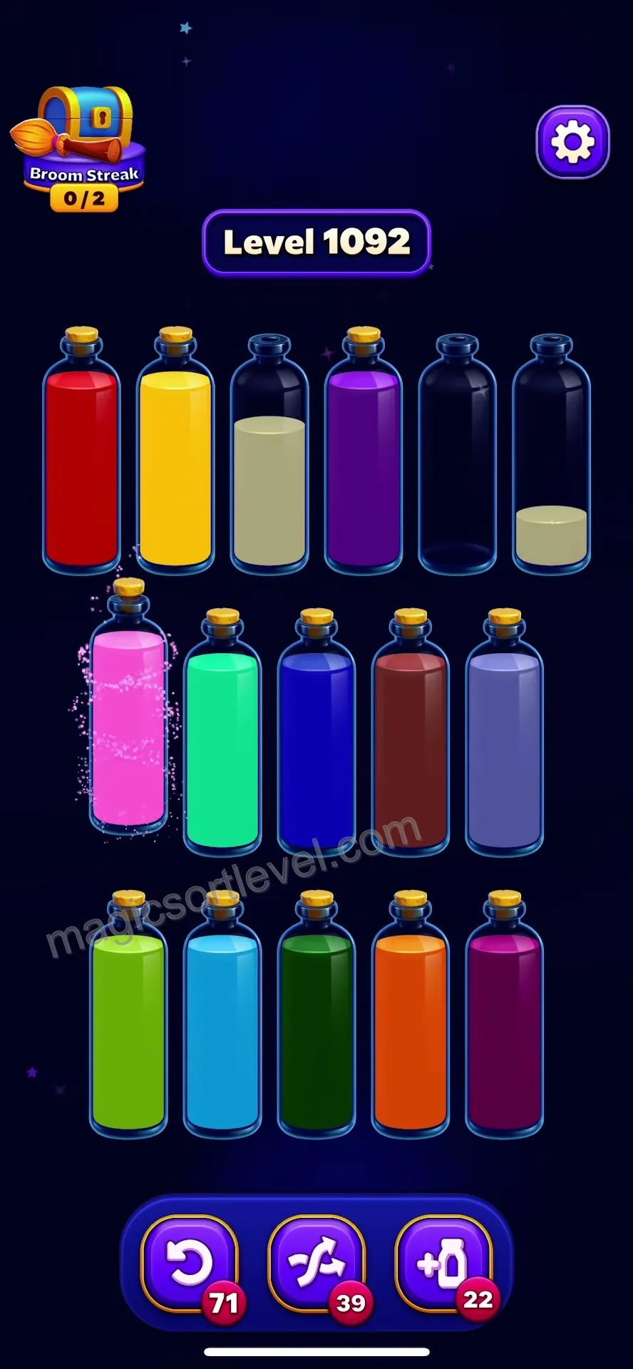 Consolidate final color tubes