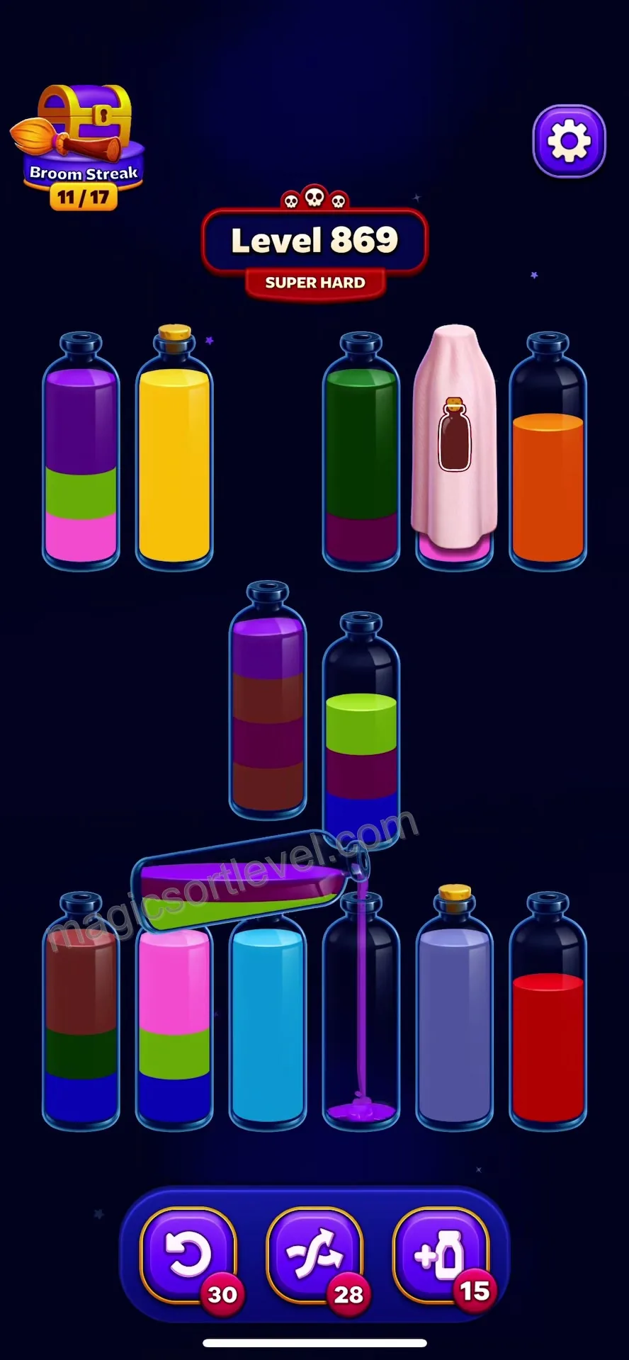 Manage Deep Trapped Colors