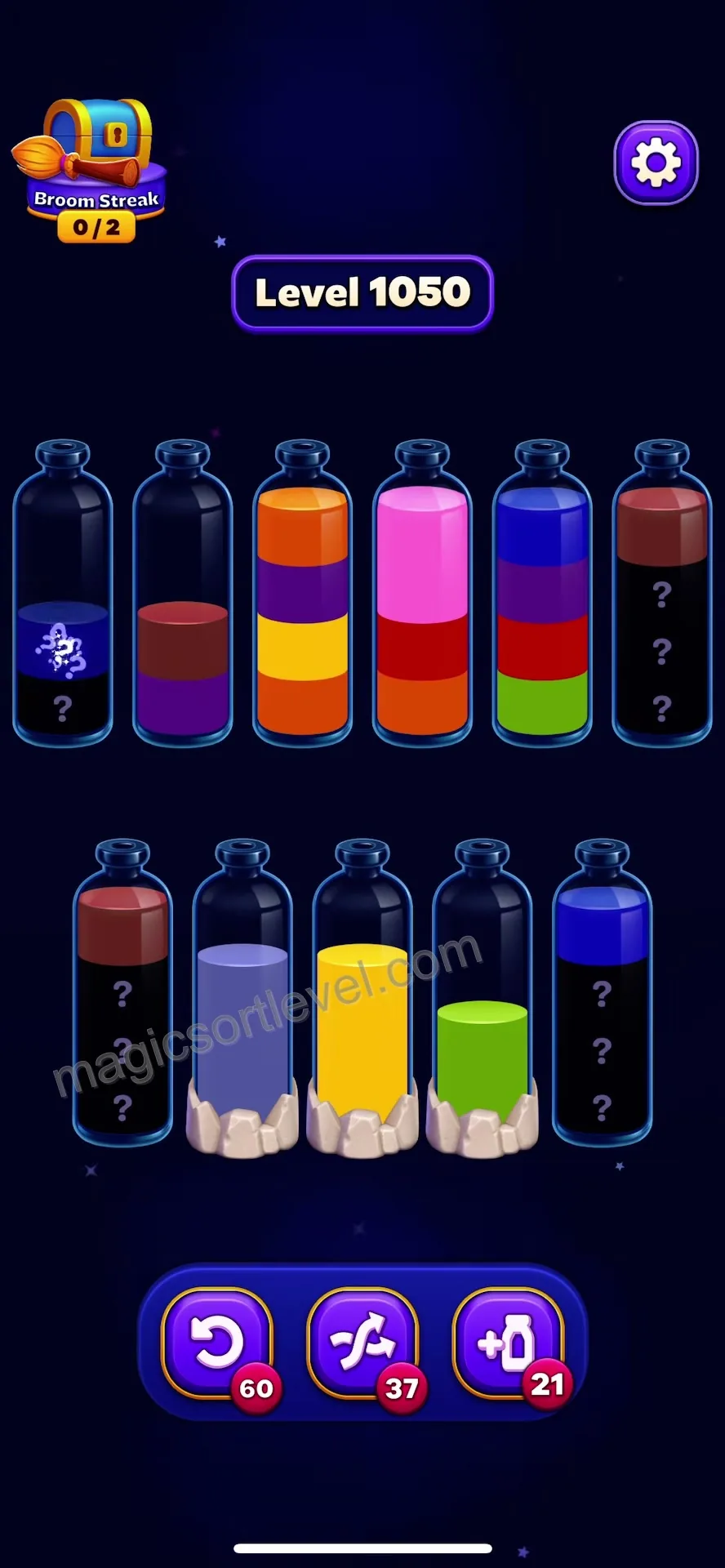 Uncover Question Mark Tubes