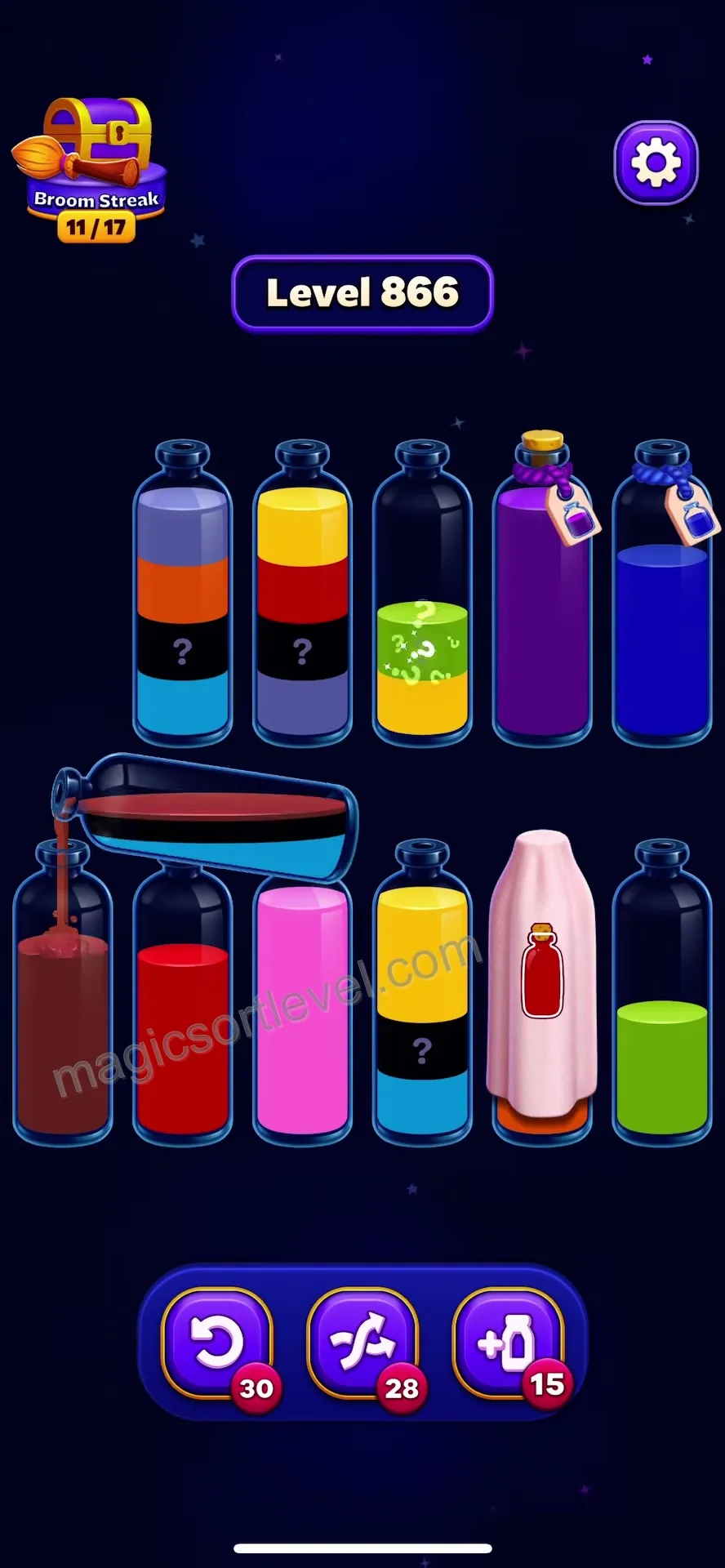 Manage Hidden Question Mark Tubes