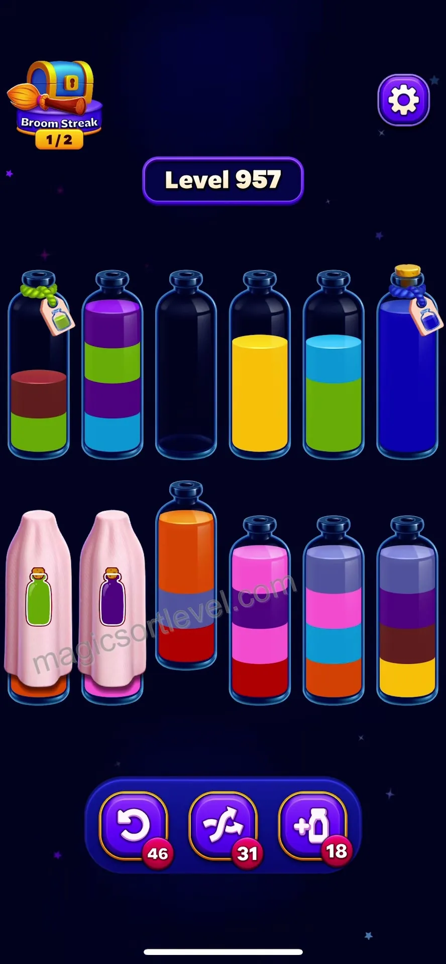 Avoid Choke Points in Mixed Bottles